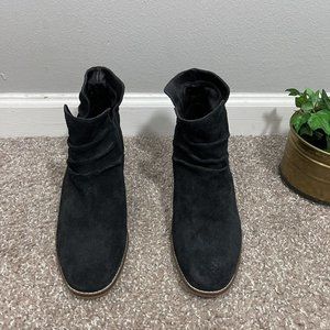 alayna slouch suede bootie